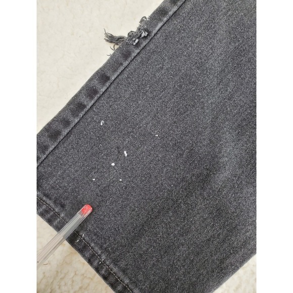 Vtg Y2K Levis 550 Black Jeans Mens 36x32 Relaxed Loose Hi Rise Canada (33x30.5) - Picture 9 of 16